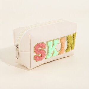 Colorful Lettered Cosmetic/skin care Bag